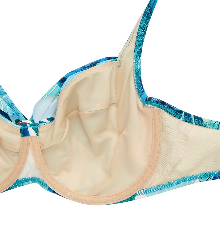 ANITA Submarine Blue Elna Bikini Swim Top