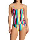  Lawn Chair Shirred Maillot One Piece Swimsuit