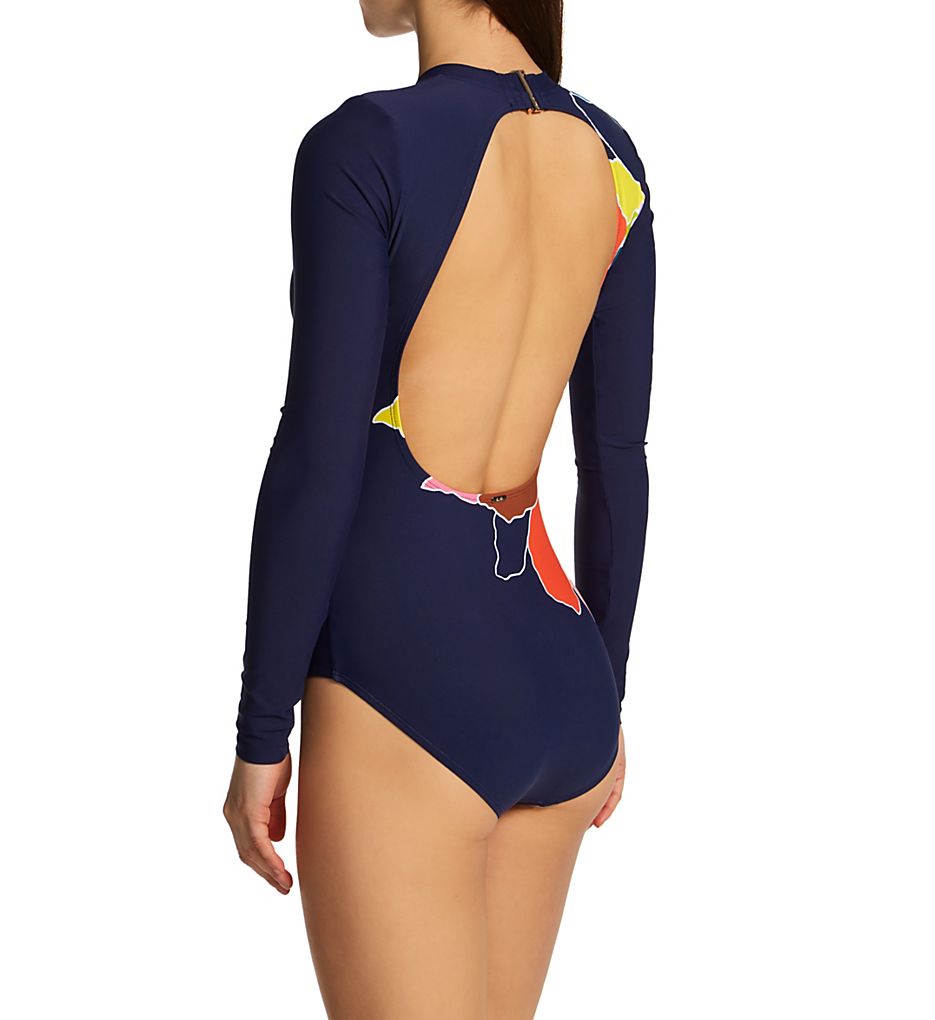 Petal Party Open Back One Piece Swimsuit
