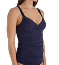  Live In Color Underwire Plunge Tankini Swim Top