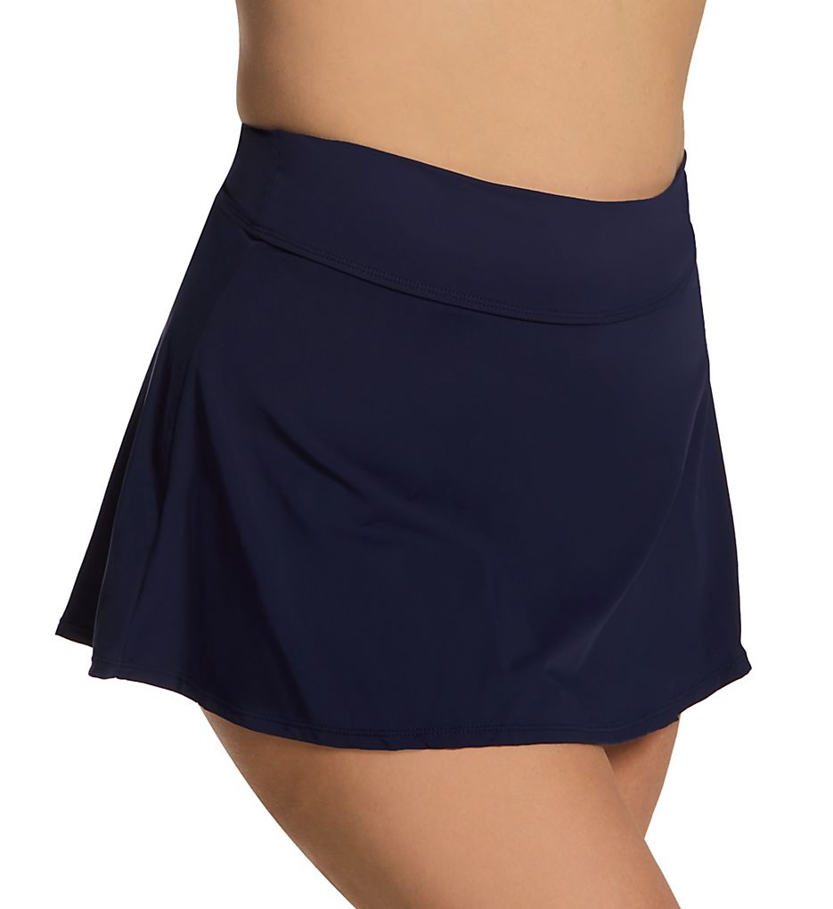  Plus Size Live In Color Rock Skirt Swim Bottom
