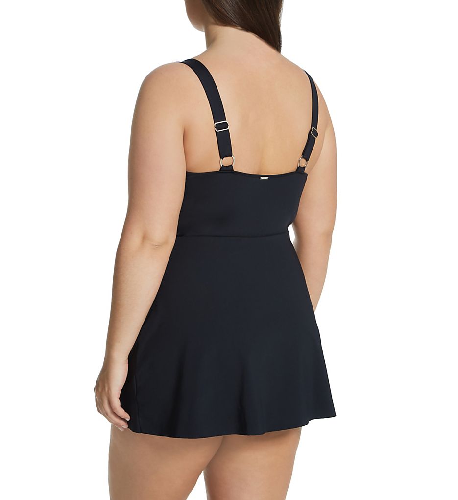  Plus Size Live In Color Surplice Mio Swim Dress