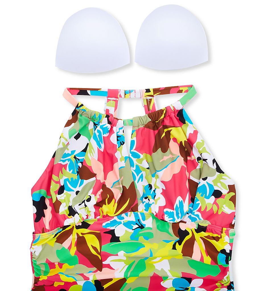  Plus Cabana Party High Neck One Piece Swimsuit