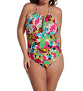  Plus Cabana Party High Neck One Piece Swimsuit
