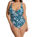  Plus Size Jungle Fever V-Wire One Piece Swimsuit