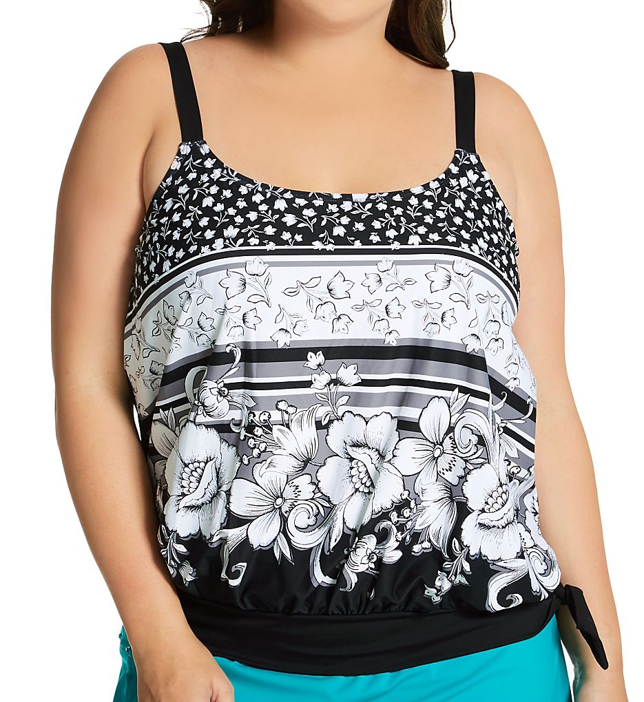  Under The Border Walk Sarah Tankini Swim Top