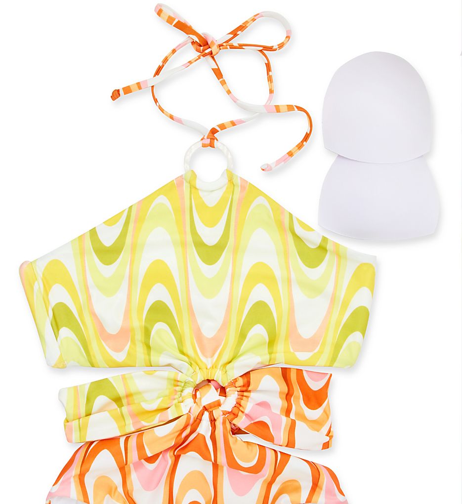  Whirlpool Margot High Neck Halter 1 Pc Swimsuit