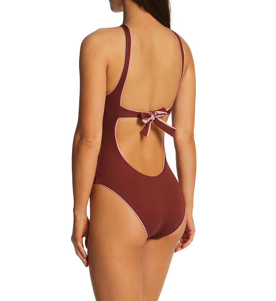  Modern Edge Mikayla High Neck One Piece Swimsuit