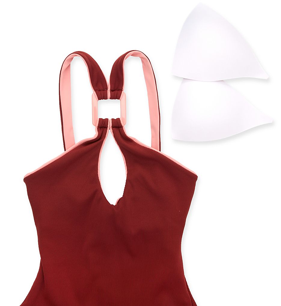  Modern Edge Mikayla High Neck One Piece Swimsuit