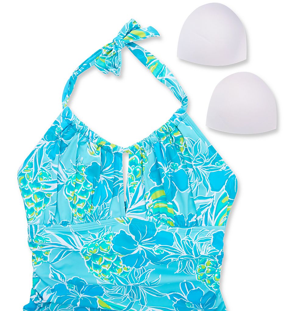  Escape To The Beach Halter Mio One Piece Swimsuit