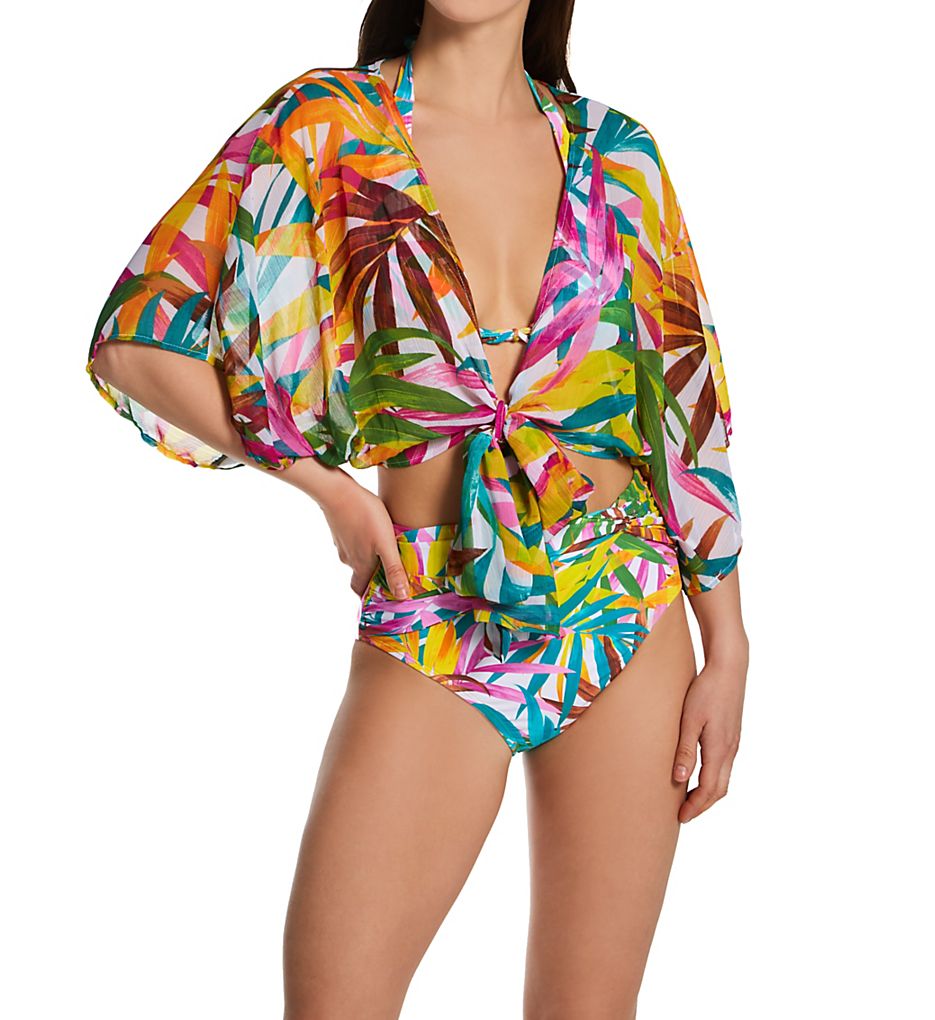  Fantasy Island Chiffon Shirt Cover Up