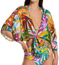  Fantasy Island Chiffon Shirt Cover Up