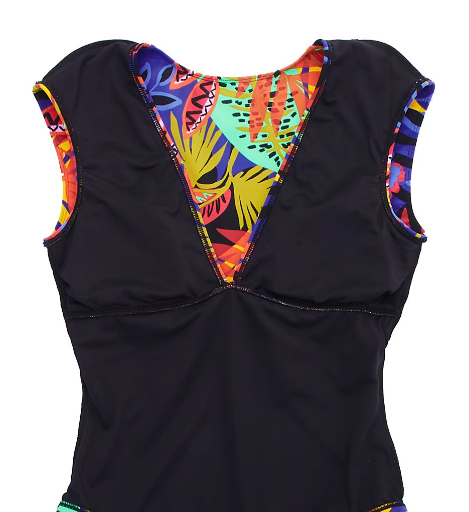  Night Safari Cap Sleeve Mio One Piece Swimsuit