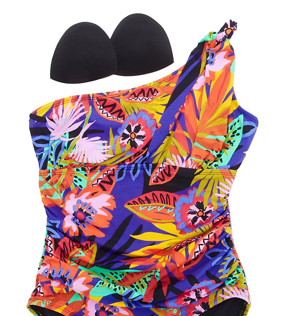  Night Safari One Shoulder Mio One Piece Swimsuit