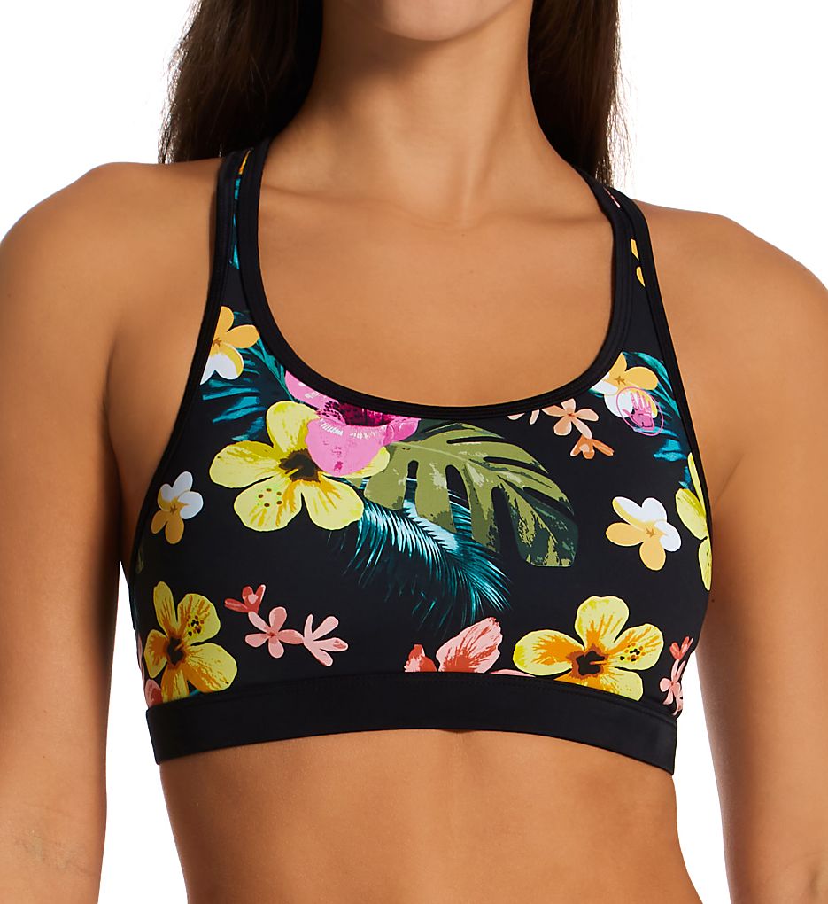 Body Glove Tropical Island Equalizer Sports Bra Swim Top
