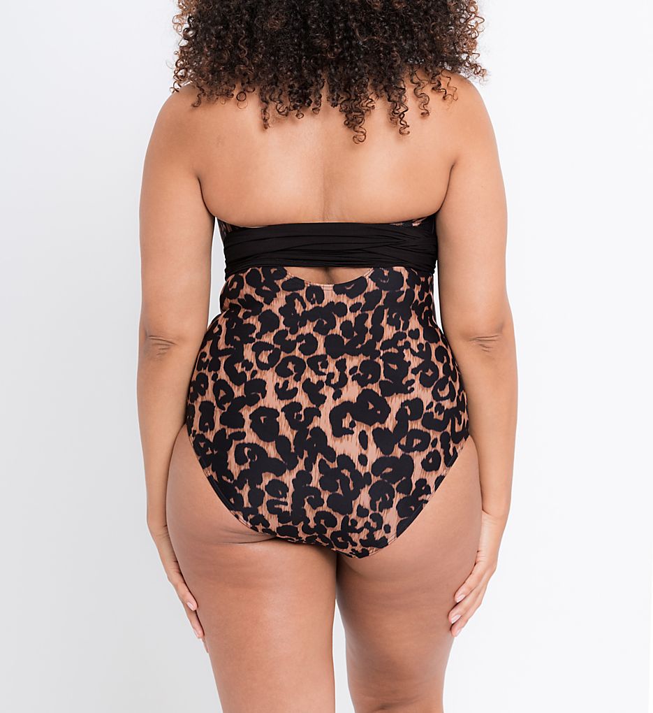 Curvy Kate Wrapsody Print Bandeau One Piece Swimsuit