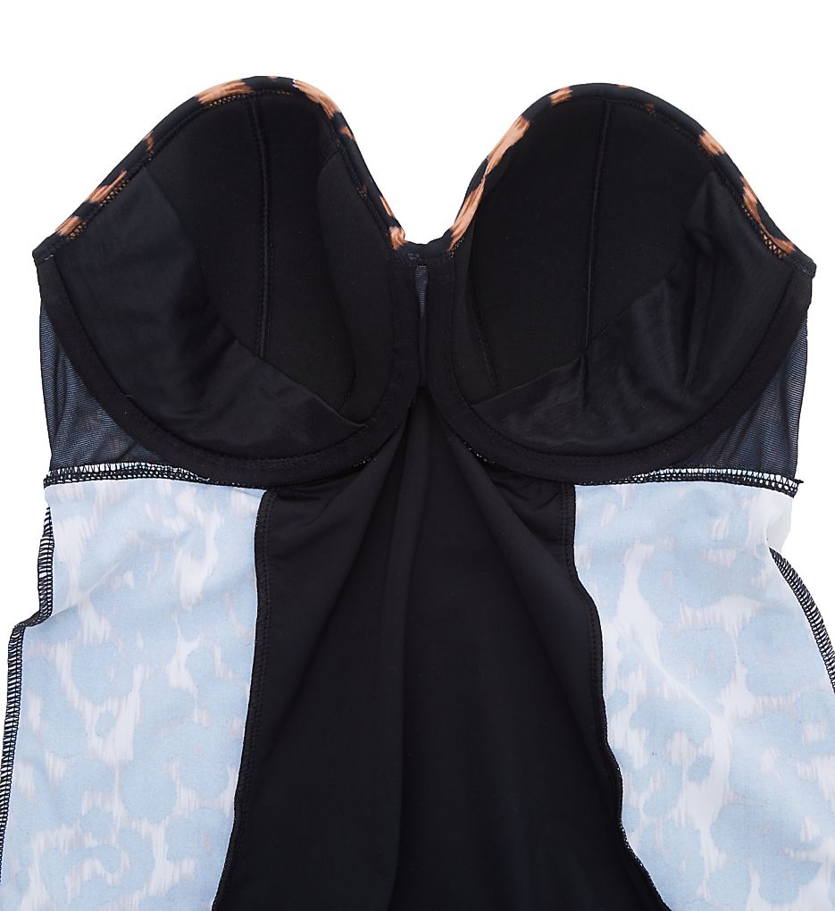 Curvy Kate Wrapsody Print Bandeau One Piece Swimsuit