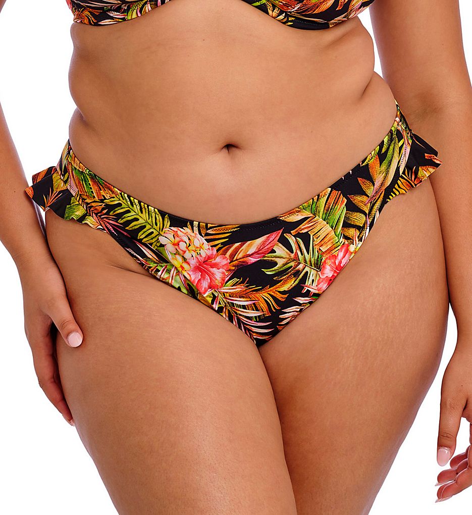 ELOMI Tiger Valley High Leg Bikini Brief Swim Bottom