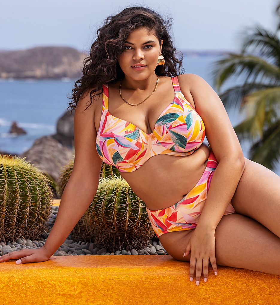 ELOMI Sancho Beach Mid Rise Bikini Brief Swim Bottom