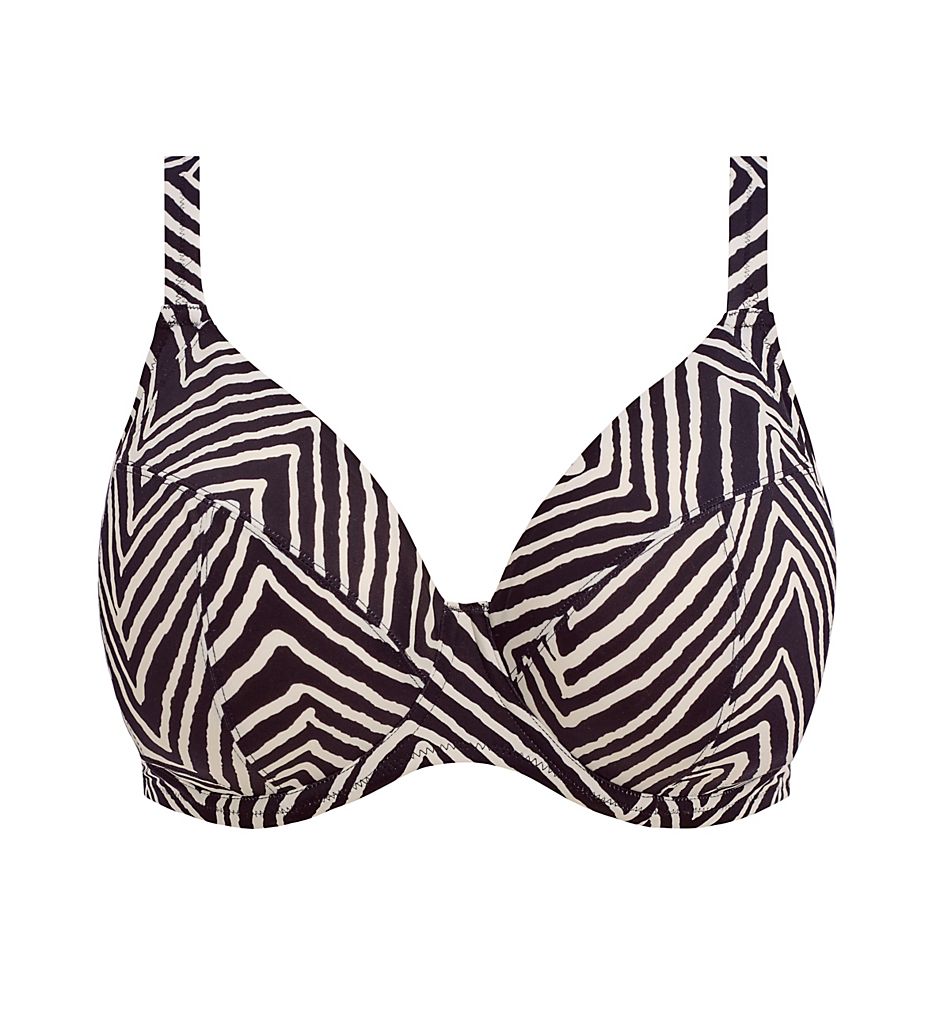 ELOMI Fiji Falls Underwire Plunge Bikini Swim Top