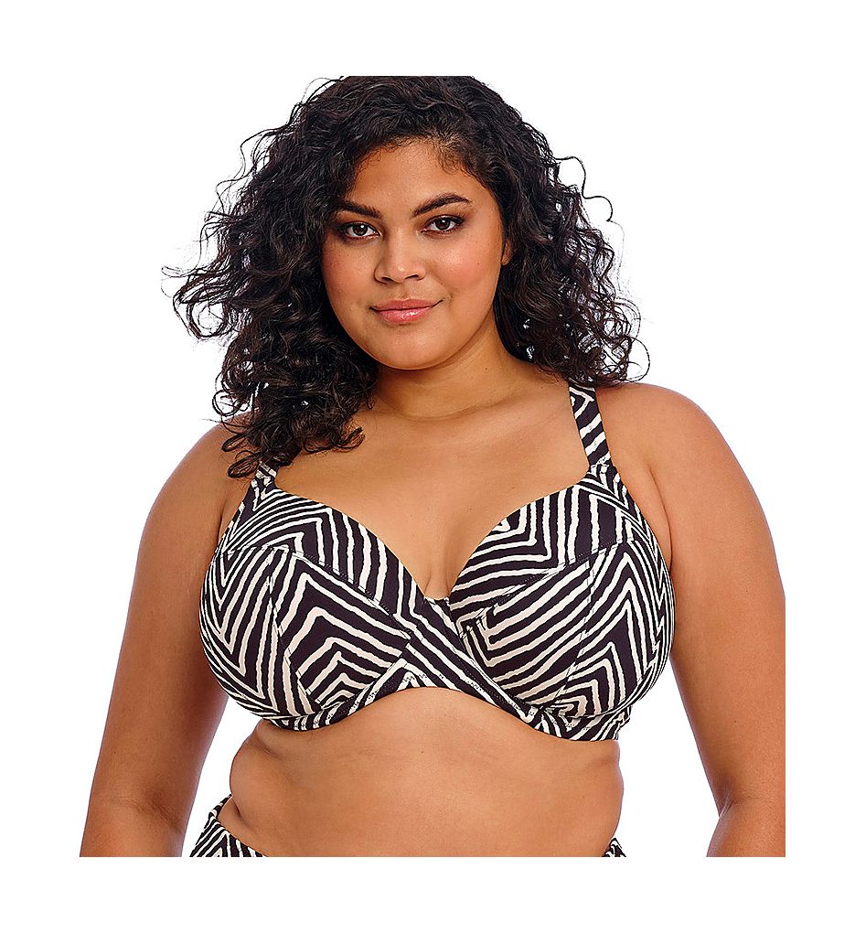 ELOMI Fiji Falls Underwire Plunge Bikini Swim Top