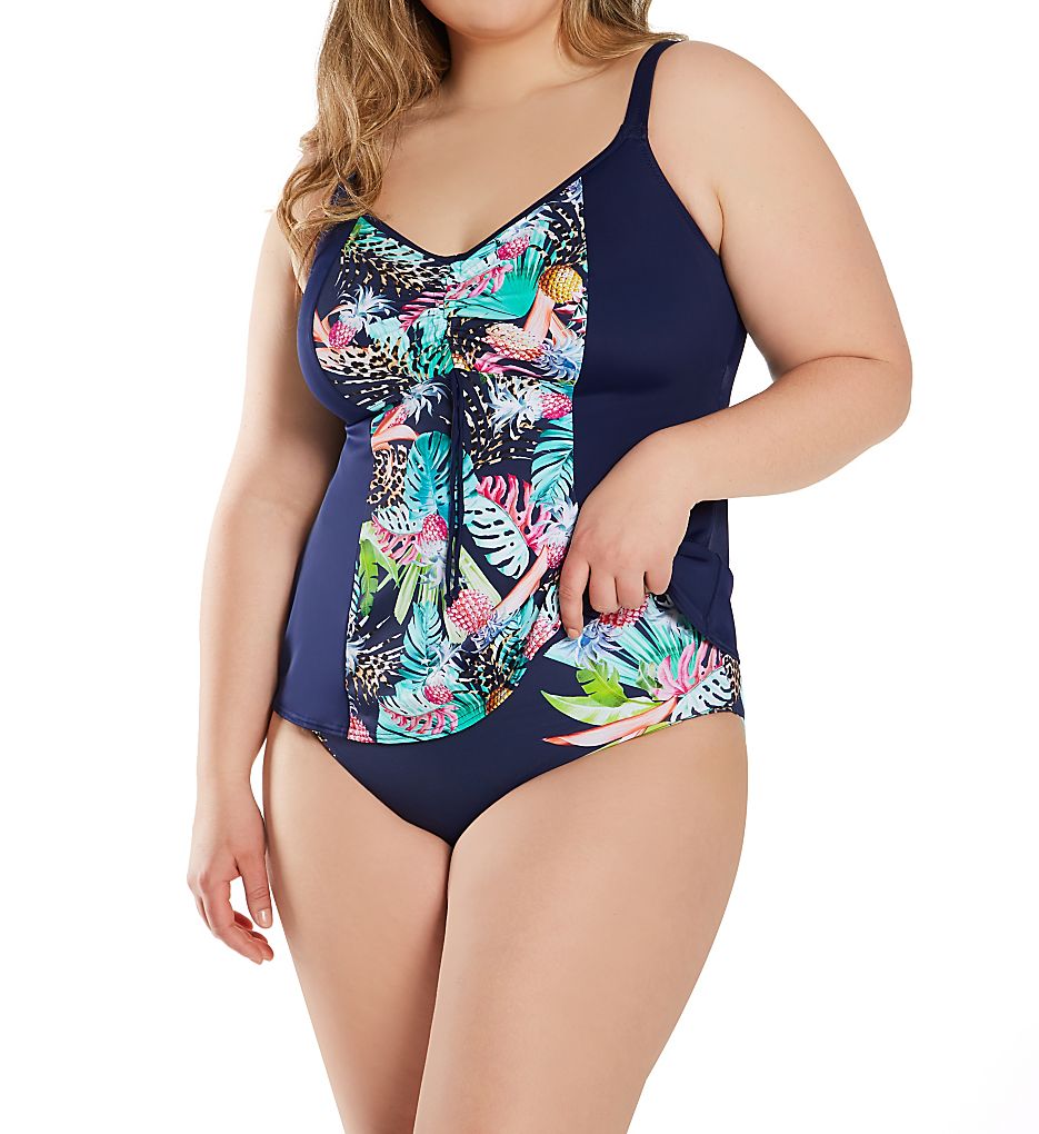 ELOMI Pina Colada Tankini Swim Top