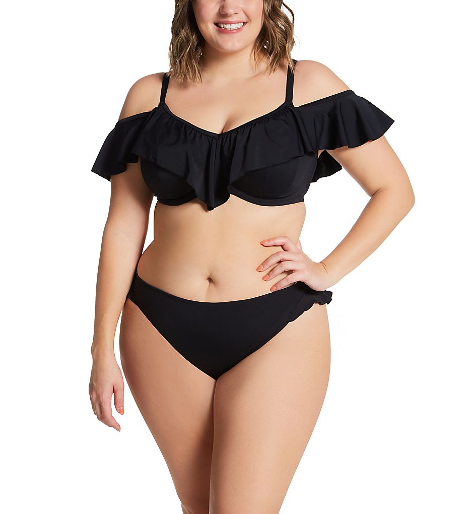 ELOMI Plain Sailing Solid Underwire Bikini Swim Top