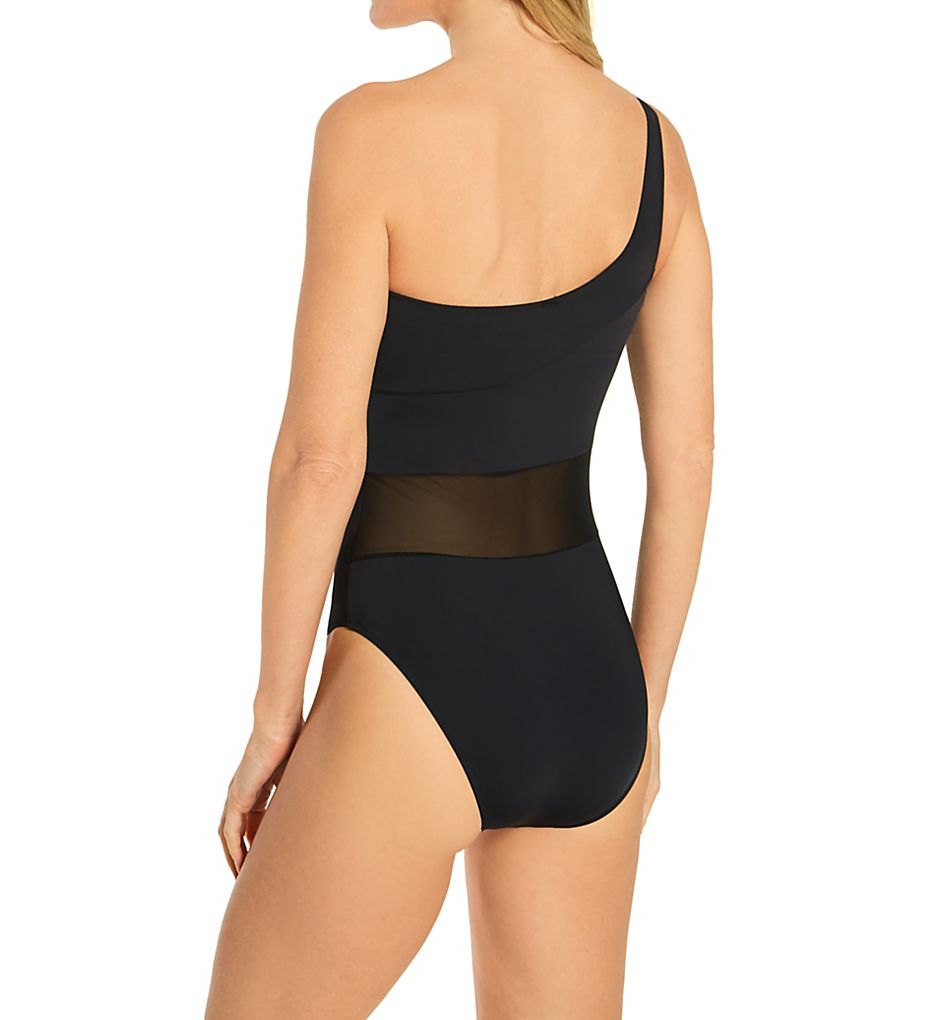  Items Semi High Leg One Piece Swimsuit