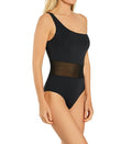  Items Semi High Leg One Piece Swimsuit