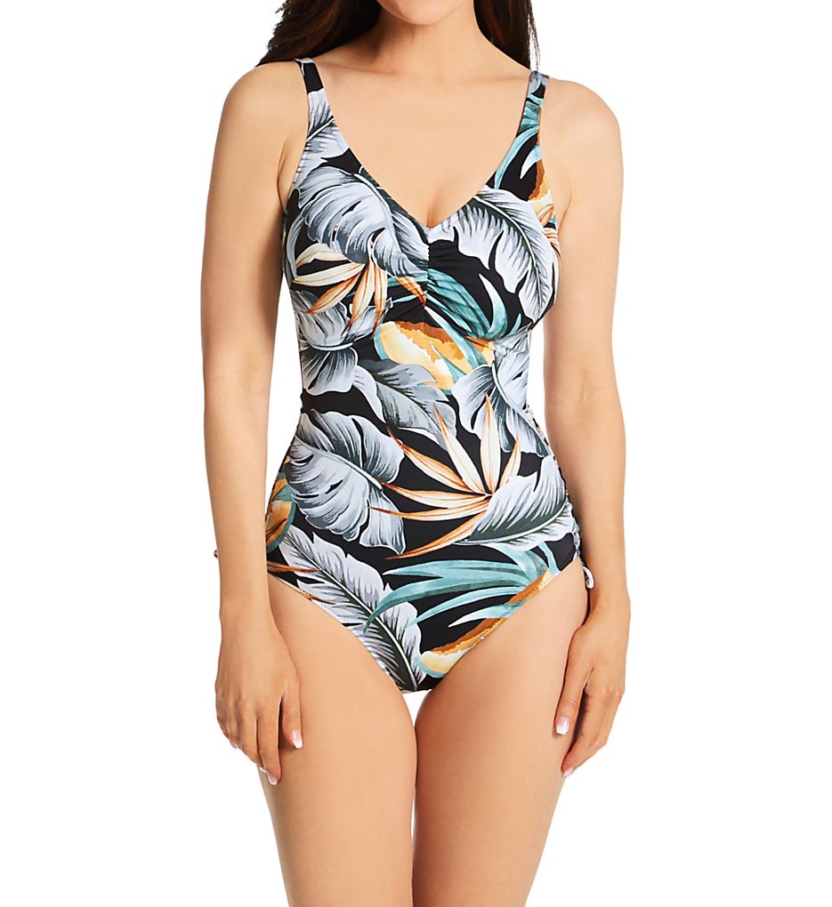 FANTASIE Bamboo Grove Underwire V-Neck One Piece Swimsuit