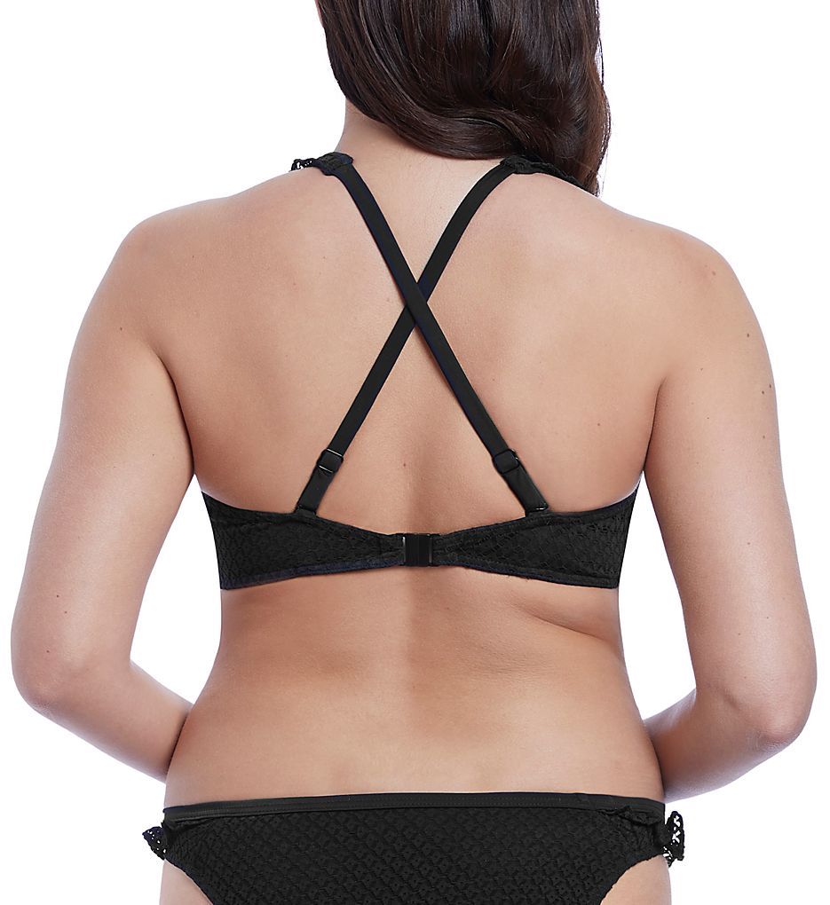 FREYA Bohemia Underwire Ruffle Plunge Swim Top