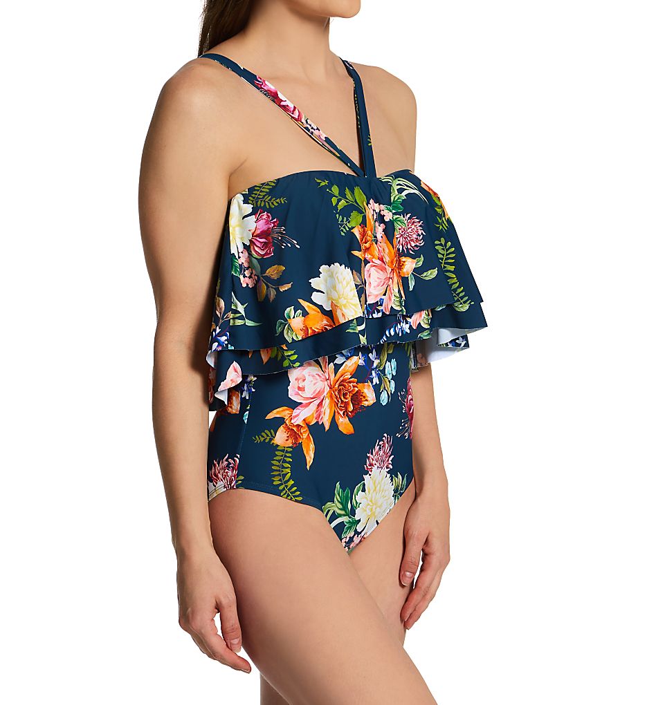 Jantzen Floral Enchantment Clair One Piece Swimsuit