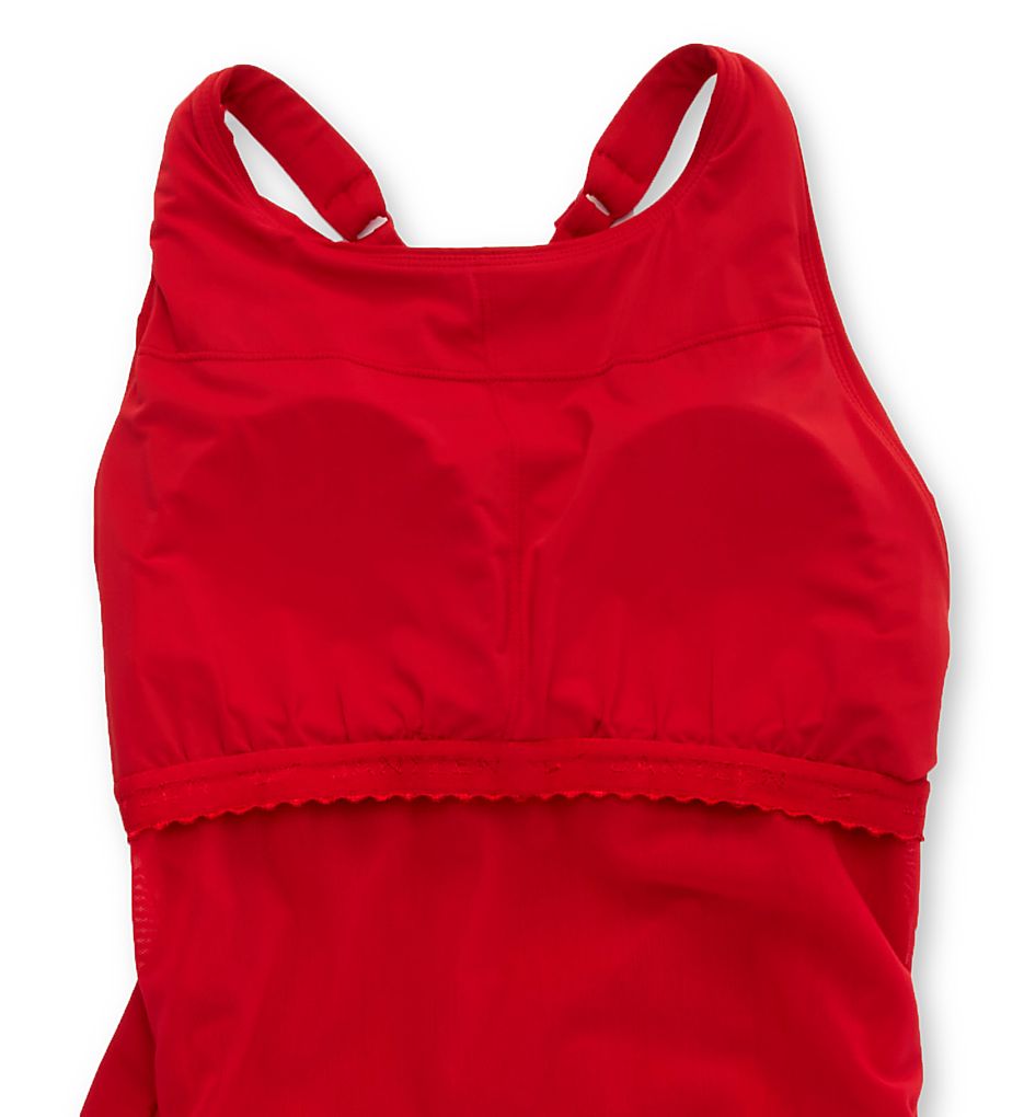 Jantzen Solids Jackie High Neck One Piece Swimsuit