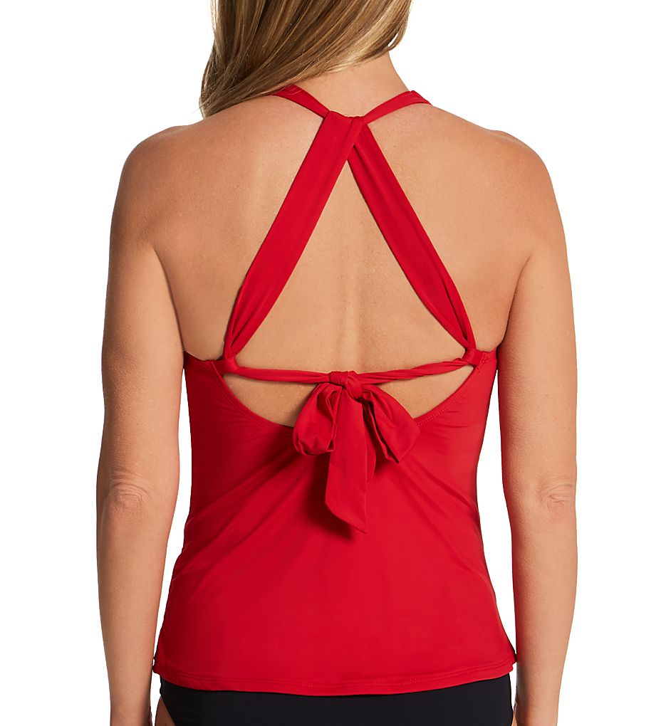 Jantzen Solids Louise Wrap Tankini Swim Top