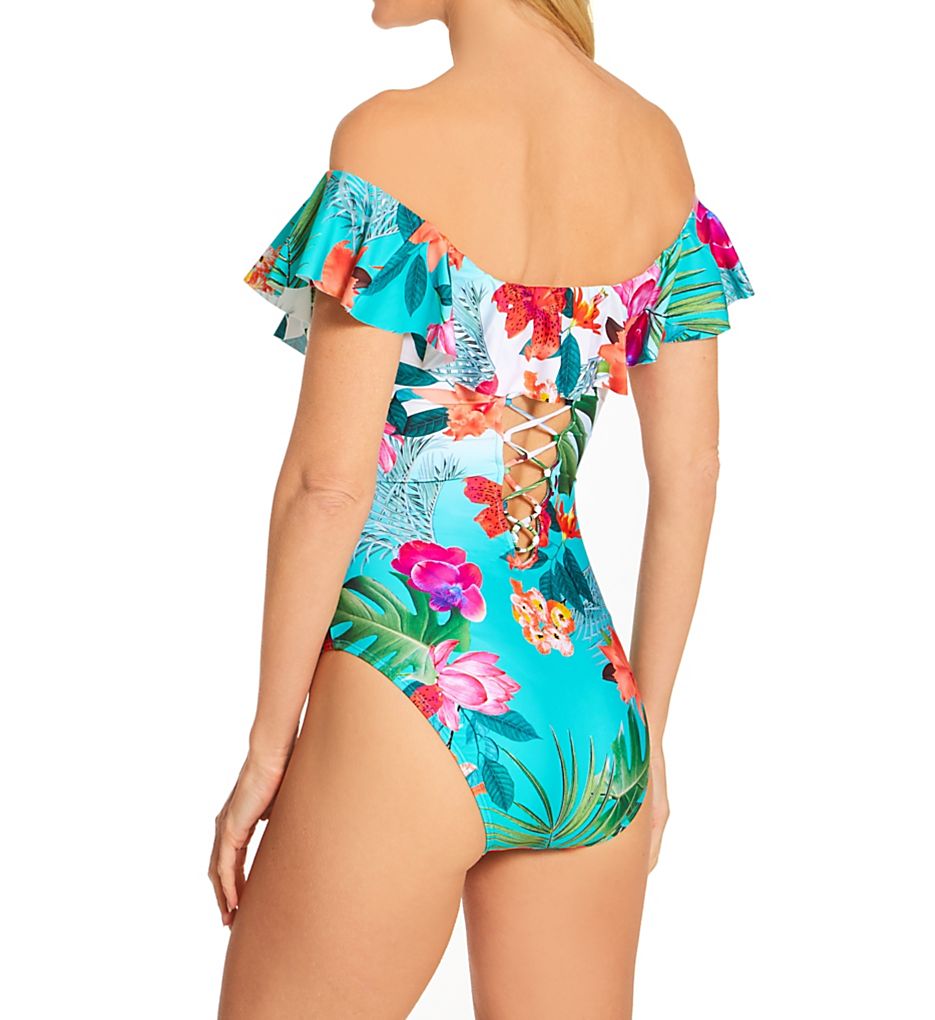  Tropicalia Off Shoulder Mio One Piece Swimsuit