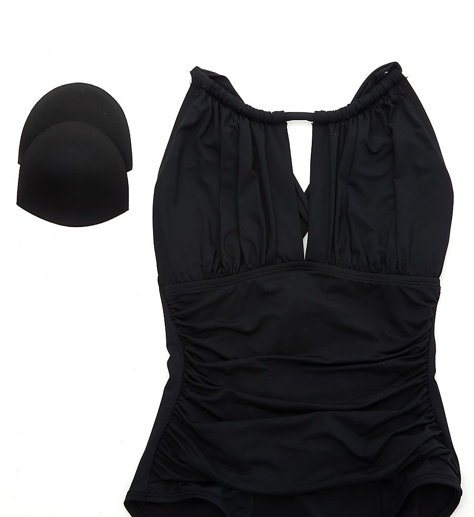  Island Goddess High Neck Mio One Piece Swimsuit