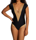  Double Plunge Shaping One Piece Swimsuit