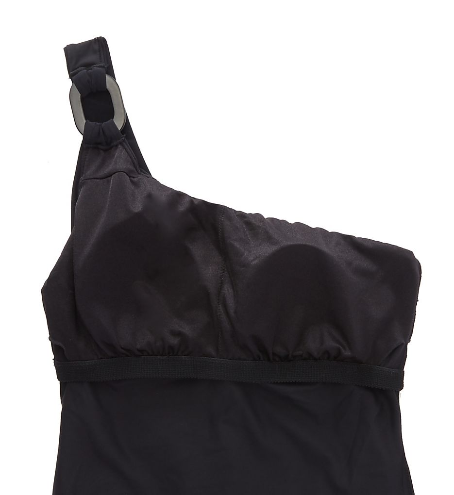  Solid Amal Wire Free One Piece Swimsuit