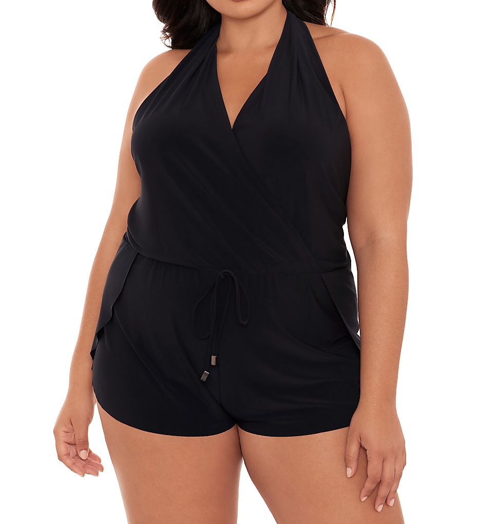  Plus Size Bianca Romper One Piece Swimsuit