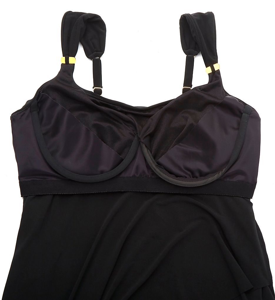 Miraclesuit Plus Size Razzle Dazzle Underwire Tankini Swim Top