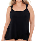 Miraclesuit Plus Size Razzle Dazzle Underwire Tankini Swim Top