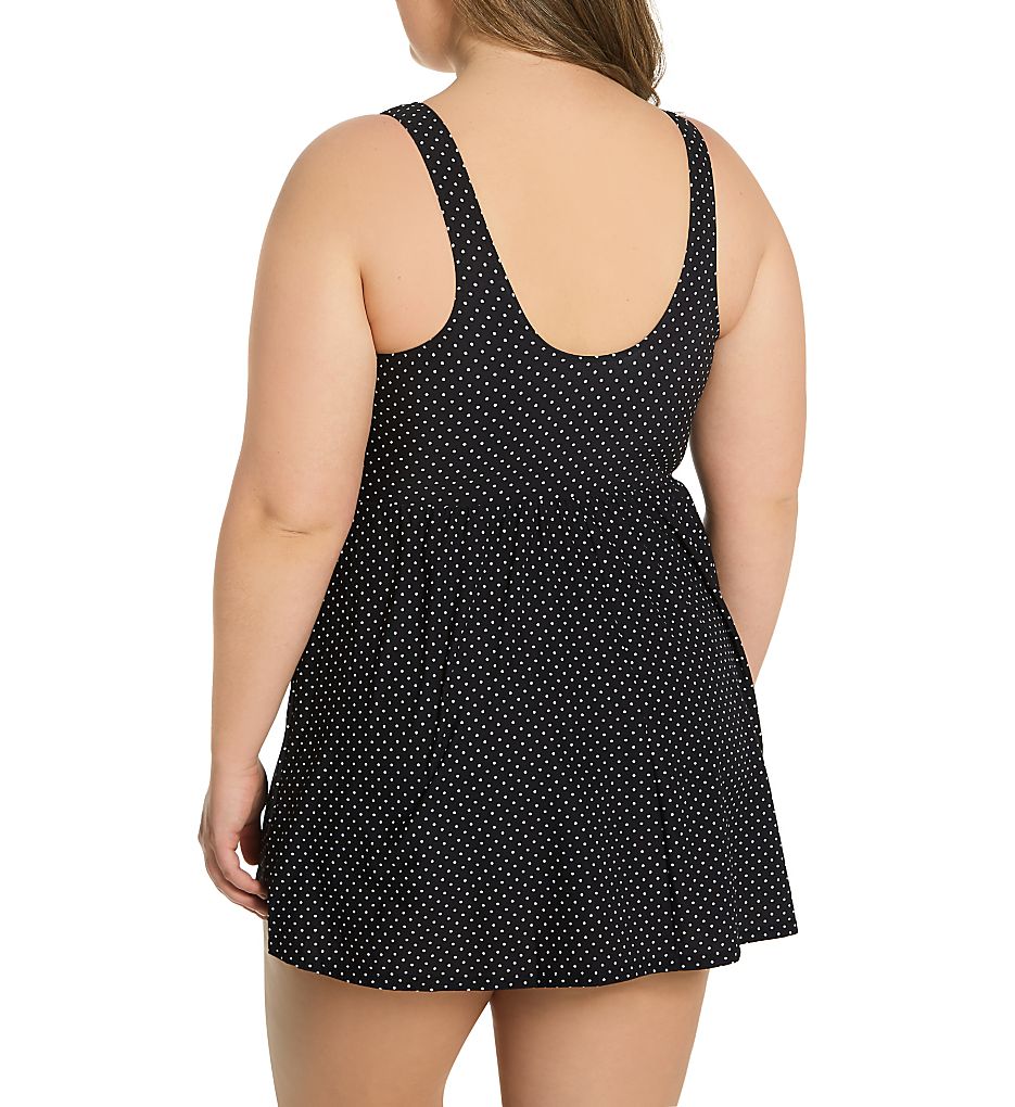 Miraclesuit Plus Size Pin Point Marais One Piece Swimdress