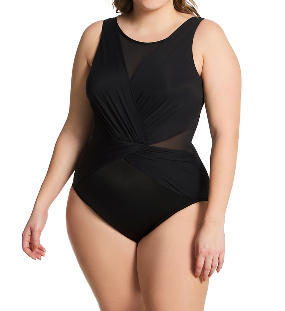 Miraclesuit Plus Size Illusionists Palma One Piece Swimsuit