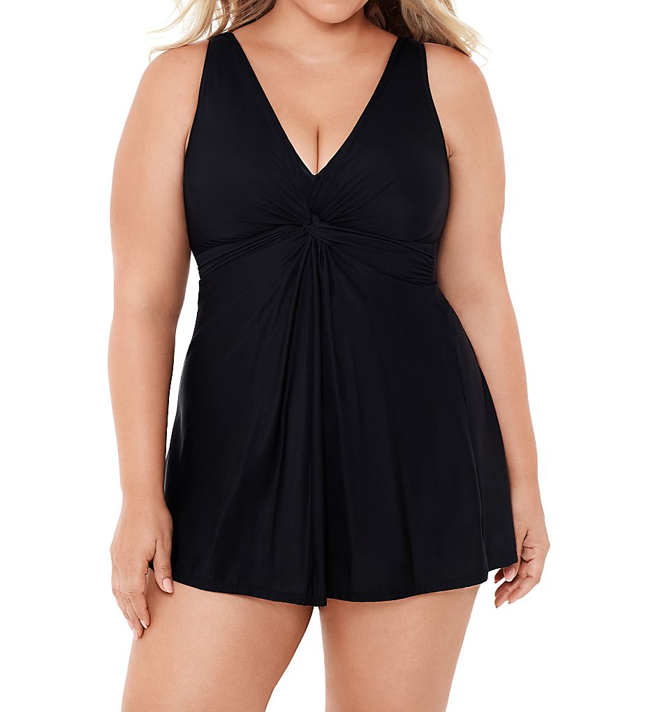 Miraclesuit Plus Size Must Have Marais One Piece Swimdress