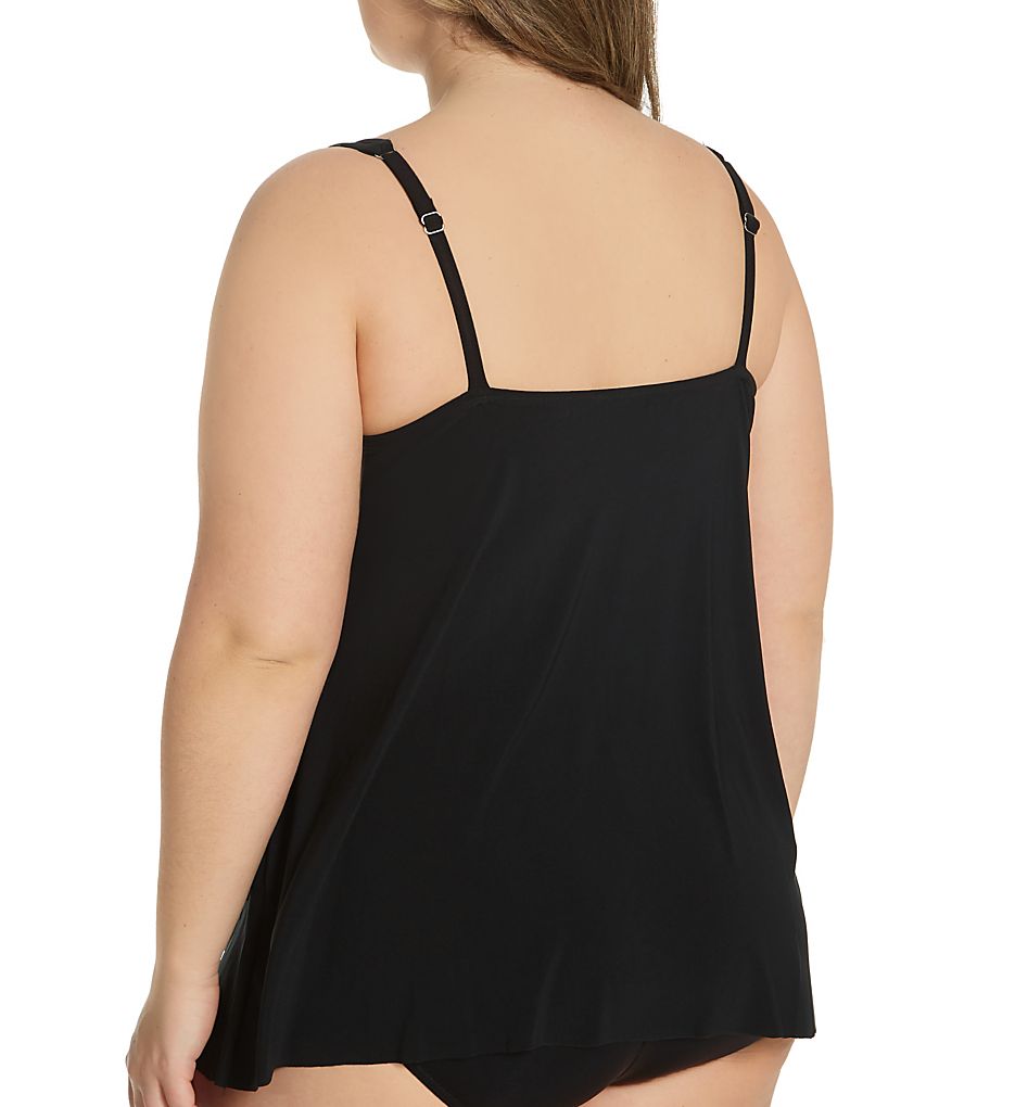 Miraclesuit Plus Size Mirage Underwire Tankini Swim Top