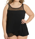 Miraclesuit Plus Size Mirage Underwire Tankini Swim Top
