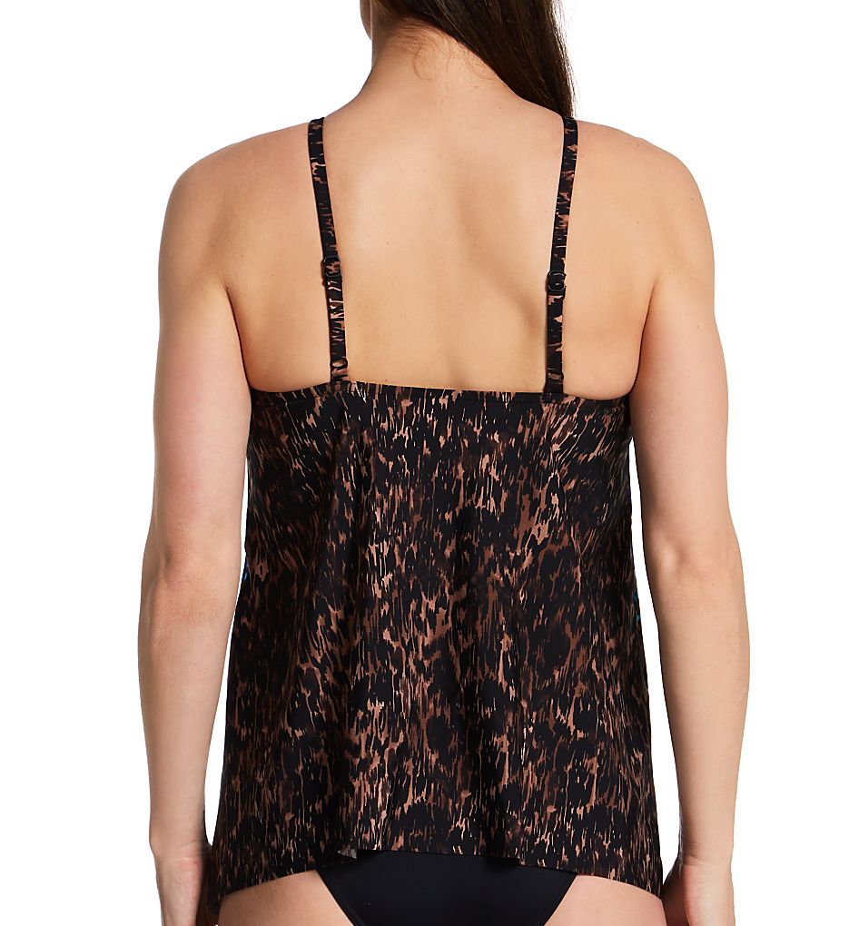 Miraclesuit Untamed Peephole Tankini Swim Top