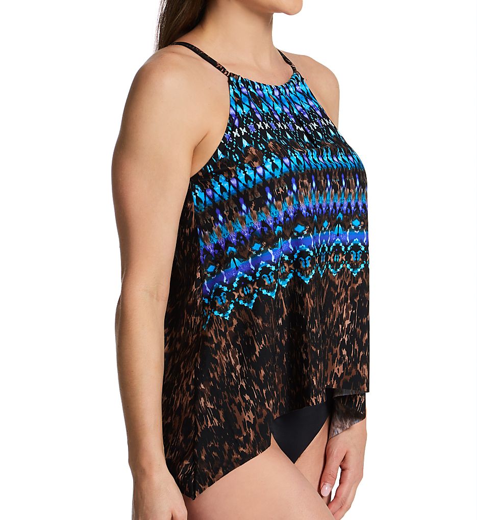 Miraclesuit Untamed Peephole Tankini Swim Top