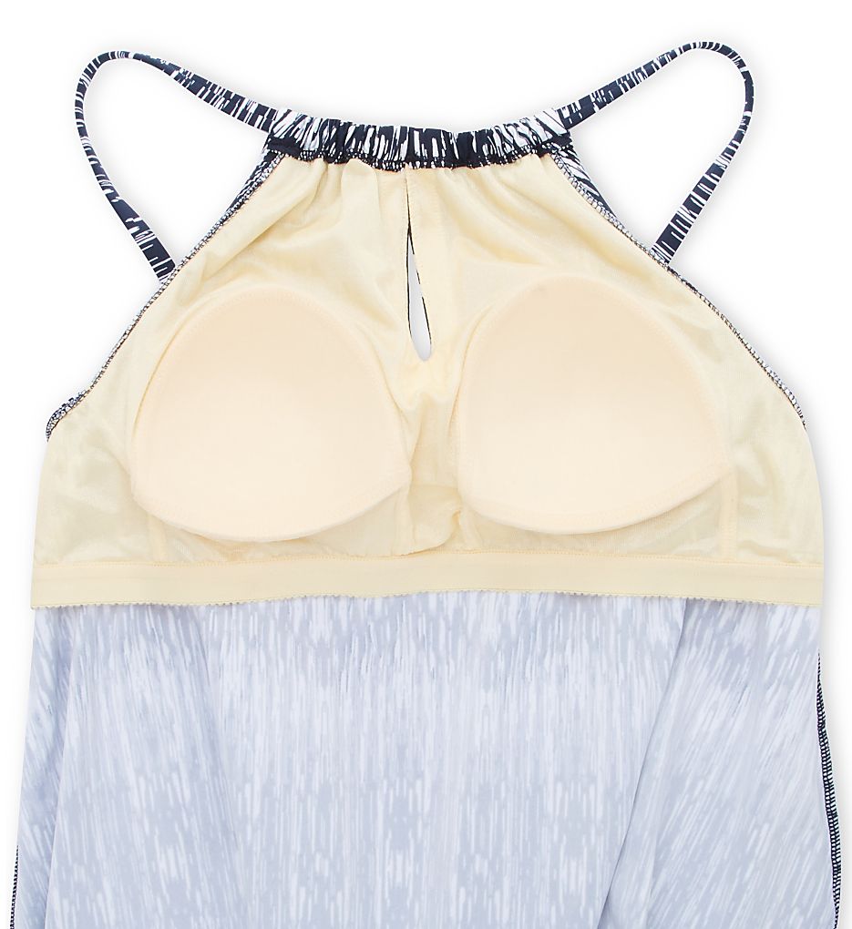 Miraclesuit Silver Shores Peephole Tankini Swim Top