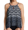 Miraclesuit Silver Shores Peephole Tankini Swim Top